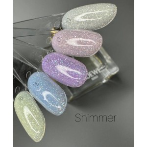 Камуфлююча база Saga Cover Base Shimmer №12 (молочний із шиммером) 15 мл. Photo 2